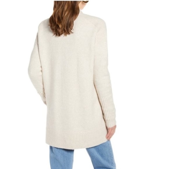 Treasure & Bond Throw-On Cotton & Wool Blend Cardigan - Picture 6 of 6